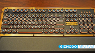 Azio's Retro Classic Keyboard Is the Perfect Complement to Your Top Hat and Aviator Goggles
